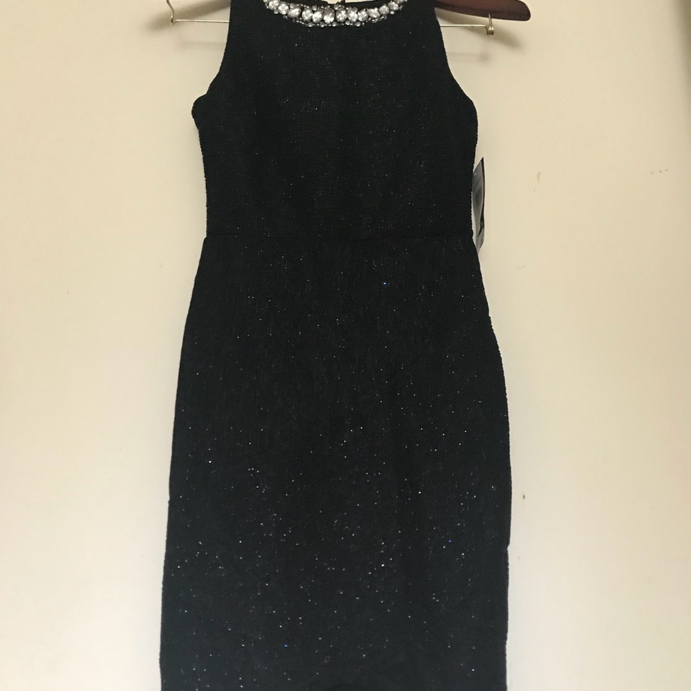 Black junior dress with glitter! - Picture 3 of 8